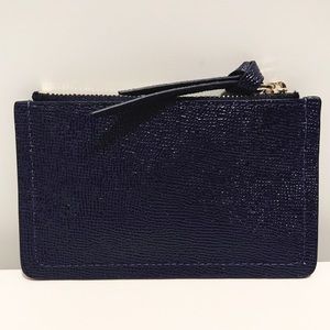 henri bendel Accessories - Henri Bendel Navy Blue Patent Saffiano Card Case henri bendel Accessories - Henri Bendel Navy Blue Patent Saffiano Card Case